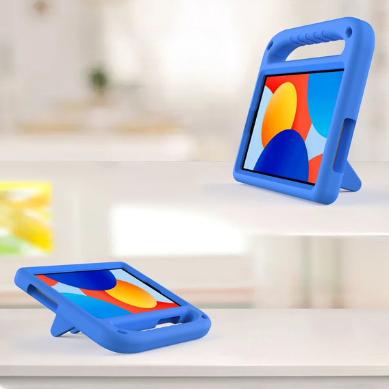 θήκη για παιδιά για Xiaomi Redmi Pad SE 8.7, με λαβή, μπλε