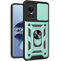 Θήκη για Oppo Reno 10 / 10 Pro, CamShield Slide, πράσινο