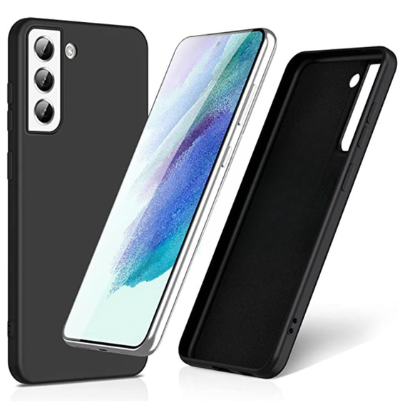 Θήκη για Samsung Galaxy S21 FE 5G, Silicone MagSafe, μαύρη