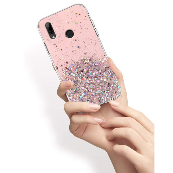 Θήκη για Huawei P Smart 2019, Glittery, ροζ