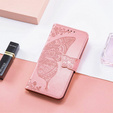 Θήκη με πτερύγιο για Realme C71, Butterfly, ροζ rose gold