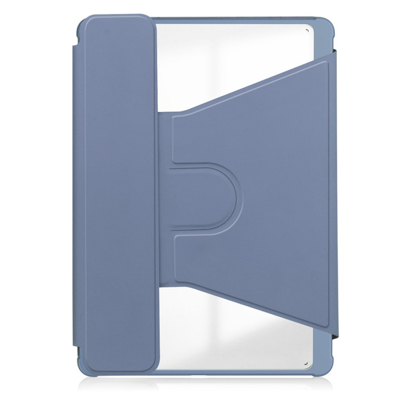 Θήκη πληκτρολογίου για Samsung Galaxy Tab S10 Lite / S10 FE / S9 FE, Rotary 360° Leather, μωβ