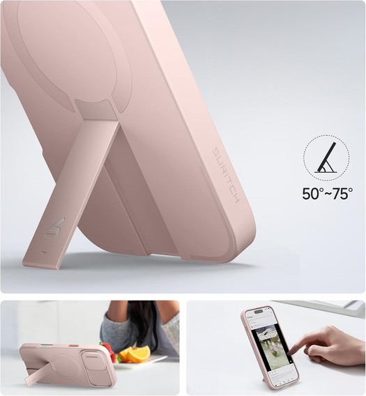 Θήκη για iPhone 12 / 12 Pro, Suritch Shockproof, για MagSafe, μαύρη