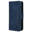 Θήκη με πτερύγιο για Infinix Note 40 Pro, Card Slot, σκούρο μπλε