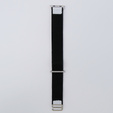 Λουράκι νάιλον για Apple Watch 1/2/3/4/5/6/7/8/SE/ULTRA 42/44/45/49mm, μαύρη / λευκή