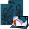 Θήκη για Lenovo Tab M9, Wallet Pen Slot, butterflies, καφέ