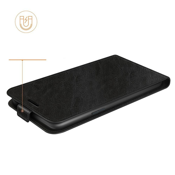 Θήκη με πτερύγιο για Realme 8 5G, Flip, μαύρη