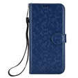 θήκη πτερύγιο για Motorola Moto G86 Power 5G, Wallet Rhombus, μπλε