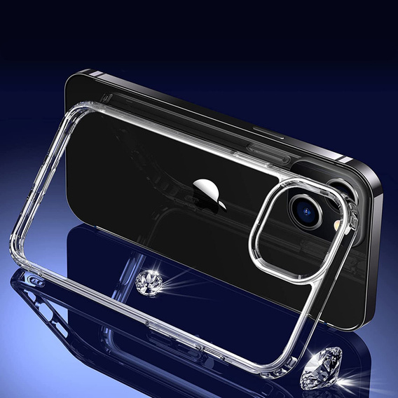 Θήκη για iPhone 14 Plus, Fusion Hybrid, διαφανής