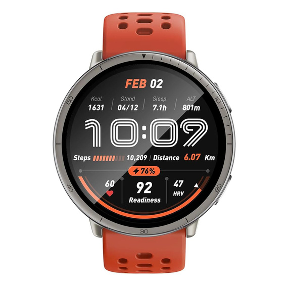 2x υβριδικό γυαλί ERBORD για Amazfit Active 2