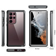 Θήκη για Samsung Galaxy S22 Ultra, Shockproof, με μεμβράνη, μαύρη