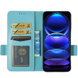 Θήκη με πτερύγιο για Xiaomi Redmi Note 12 5G / POCO X5 5G, Wallet Litchi Magnet, μπλε
