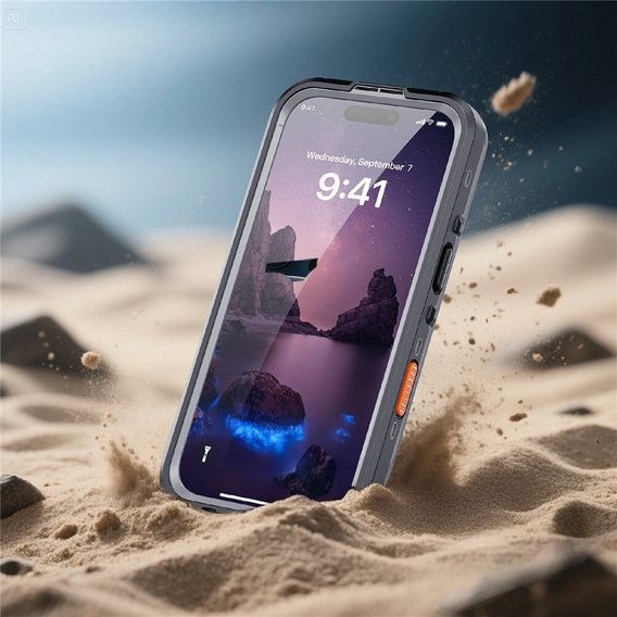 Θήκη για iPhone 17, Αδιάβροχη IP68, SHELLBOX MagSafe, μαύρο
