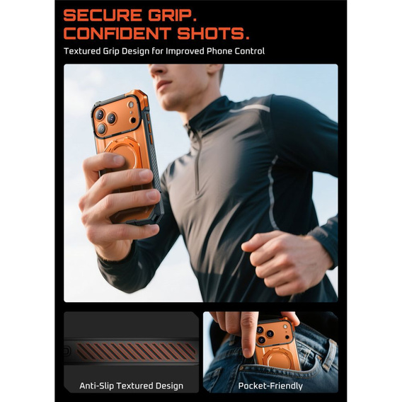 Θήκη Supcase Unicorn Beetle Grip Mag με δακτύλιο MagSafe για iPhone 17 Pro