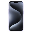 Θήκη για iPhone 15 Pro Max, Silicone Lite, μωβ