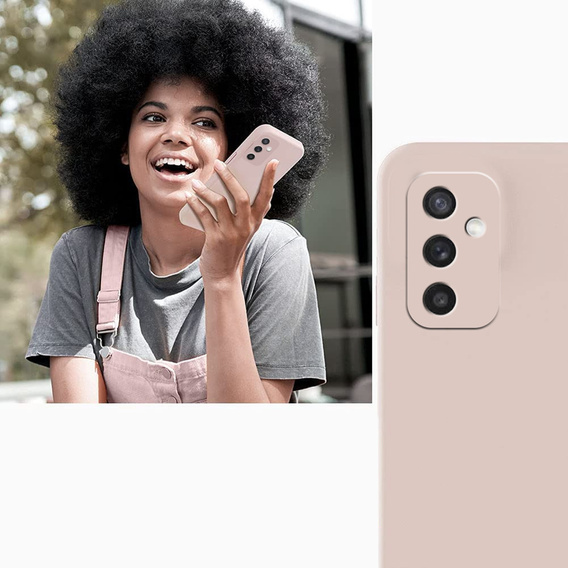 Θήκη για Samsung Galaxy M52 5G, Silicone Lite, ροζ