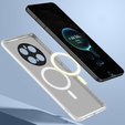Θήκη για Honor Magic 7 Pro 5G, Leather Hybrid MagSafe, γκρι