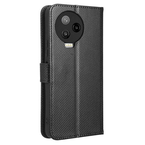 Θήκη με πτερύγιο για Infinix Note 12 Pro 4G, Wallet Smart Magnet, μαύρη