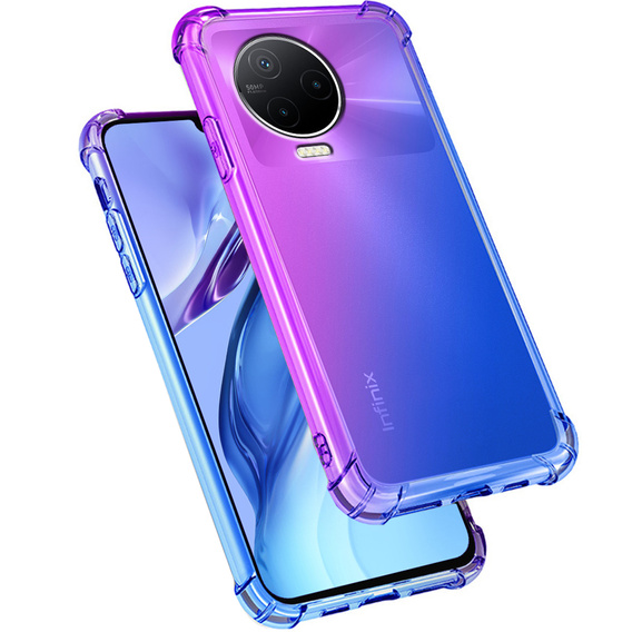 θήκη για το Infinix Note 12 2023, Gradient Dropproof, Μωβ / μπλε