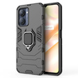 Θήκη για Realme C33, Kickstand Ring, μαύρη