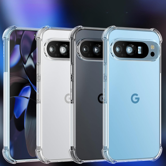 Θήκη για Google Pixel 9 Pro, Dropproof, διαφανής