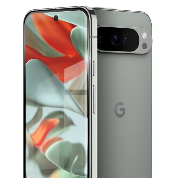 Μετριασμένο γυαλί 3D για Google Pixel 9 Pro XL, μαύρο πλαίσιο