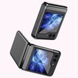 Θήκη για Samsung Galaxy Z Flip7 FE / Z Flip6, PC Case, διαφανής / μαύρη