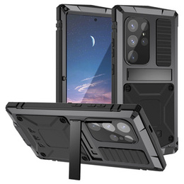 Θωρακισμένη θήκη για Samsung Galaxy S24 Ultra, R-JUST, ασημένια