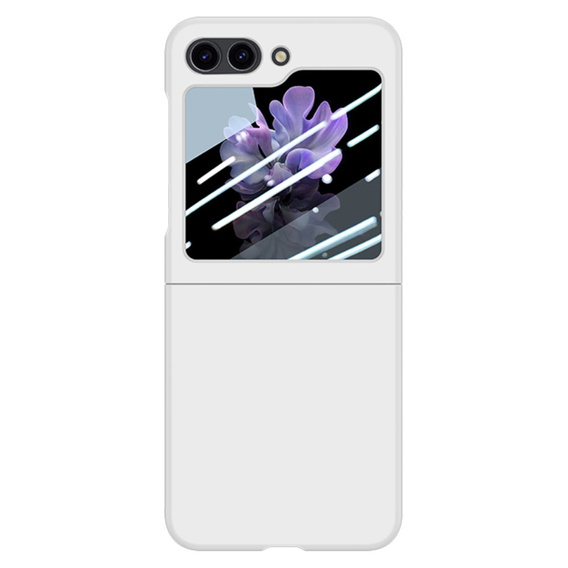 Θήκη για Samsung Galaxy Z Flip7 FE / Z Flip6, PC Case, λευκή