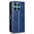 θήκη πτερύγιο για Motorola Edge 60 / 60 Fusion, Wallet Rhombus, μπλε