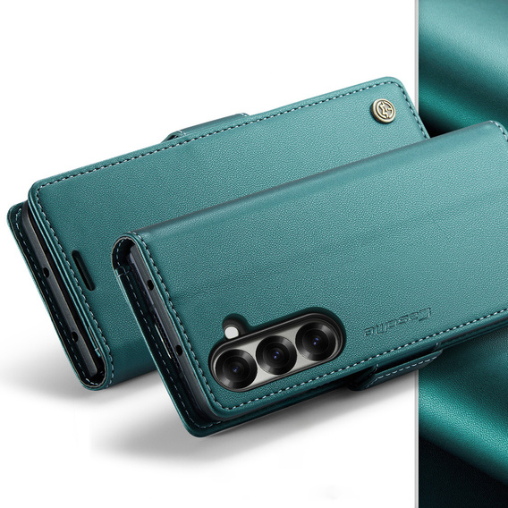 CASEME Litchi θήκη πορτοφόλι flip για Samsung Galaxy Z Fold7 5G