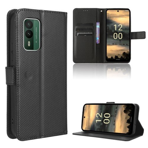 Θήκη με πτερύγιο για Nokia Nokia XR21, Wallet Smart Magnet, μαύρη