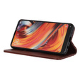 Θήκη για Samsung Galaxy Xcover 7, Wallet Litchi Leather, καφέ