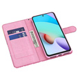 Θήκη με πτερύγιο για Xiaomi Redmi 13C / Poco C65, Wallet, Butterflies μπλε