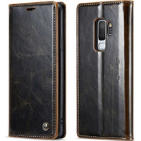 θήκη CASEME για Samsung Galaxy S9+ Plus, Waxy Textured, καφές