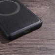 Θήκη για Sony Xperia 1 V, Leather Hybrid MagSafe, μαύρη