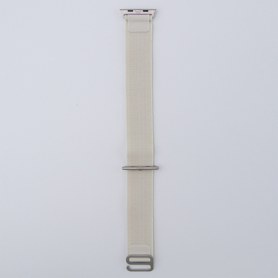Λουράκι νάιλον για Apple Watch 1/2/3/4/5/6/7/8/SE/ULTRA 42/44/45/49mm, μπεζ