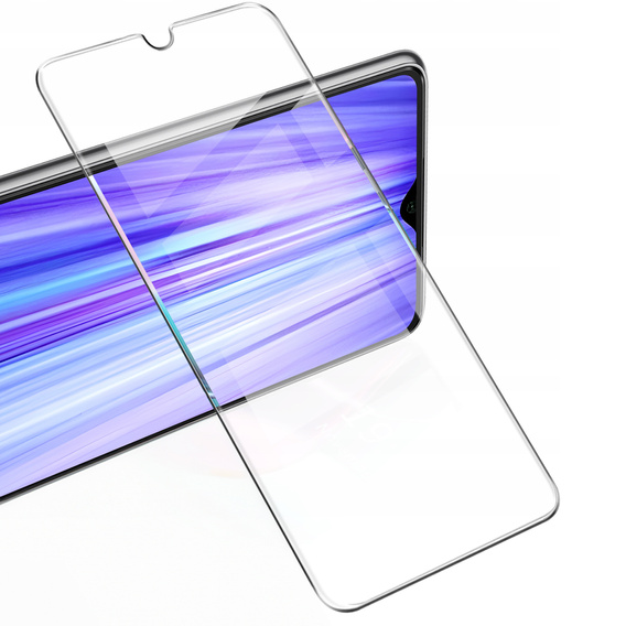 2x Μετριασμένο γυαλί για Xiaomi Redmi Note 8 Pro, ERBORD 9H Hard Glass στην οθόνη