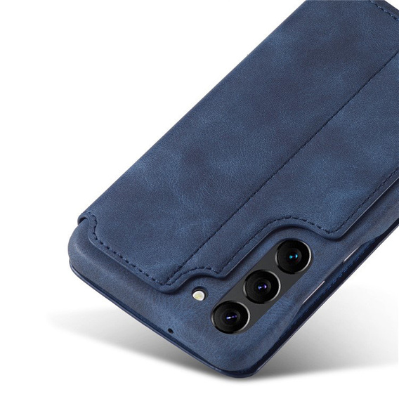 Θήκη με πτερύγιο για Samsung Galaxy S23 Plus, ERBORD Retro, μπλε