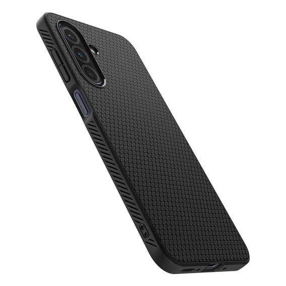 θήκη Spigen για Samsung Galaxy A26 5G, Liquid Air, μαύρη + μετριασμένο γυαλί 9H