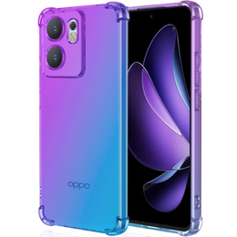 θήκη για το Oppo Reno 13F / Oppo Reno 13FS, Gradient Dropproof, Μωβ / μπλε