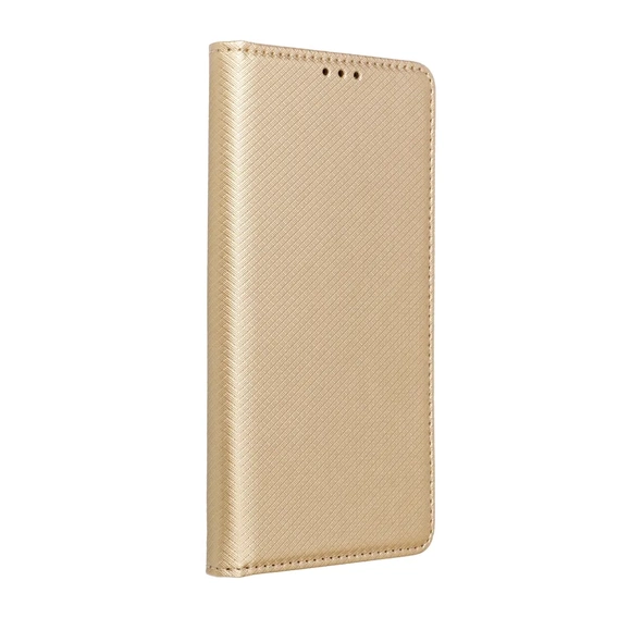 Θήκη για Oppo A18 4G / A38 4G, Smart Magnet, χρυσή + γυαλί 9H