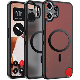 Θήκη για CMF Nothing Phone 2 Pro, για MagSafe, ERBORD Μatt Case, μαύρη