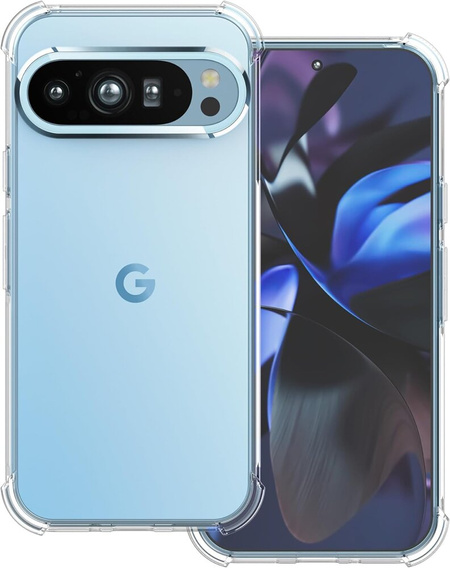 Θήκη για Google Pixel 9 Pro, Dropproof, διαφανής