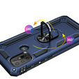 θωρακισμένη θήκη για Motorola Moto G10/G30, Nox Case Ring, μπλε