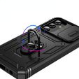 Θήκη για Samsung Galaxy S24+ Plus, CamShield Slide, μαύρη