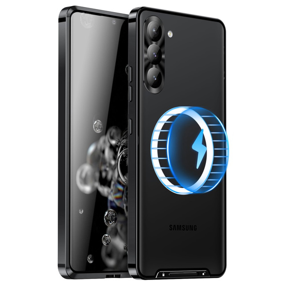 θήκη προστασίας κάμερας για το Samsung Galaxy S24+ Plus, CamShield MagSafe, διαφανής / μαύρη