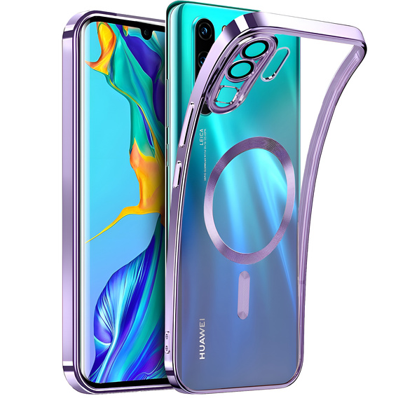 Θήκη για Huawei P30 Pro, MagSafe Hybrid, μωβ