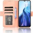 Θήκη με πτερύγιο για Realme Note 70T 4G, Card Slot, ροζ