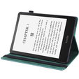 θήκη με πτερύγιο για Amazon Kindle Paperwhite 5 (2021), flower, μπλε